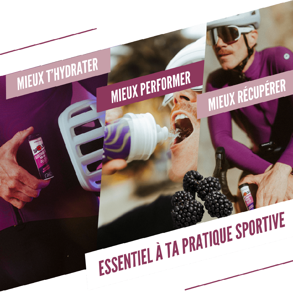 Boisson Énergétique BAOUW (Tube de 10 Pastilles) Mûre/Cassis