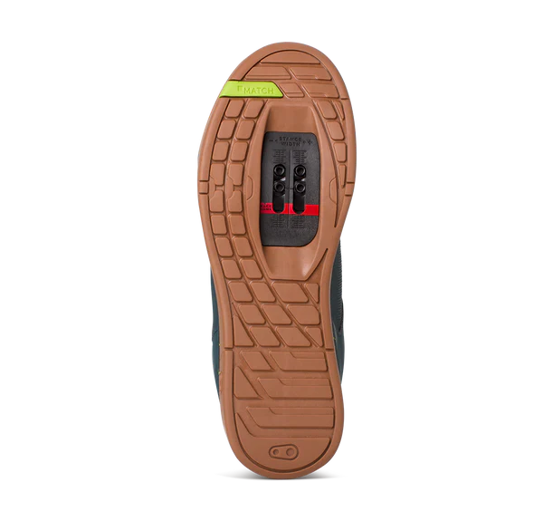 Chaussures VTT CRANKBROTHERS MALLET LACE CLIP-IN Petrol/Jaune