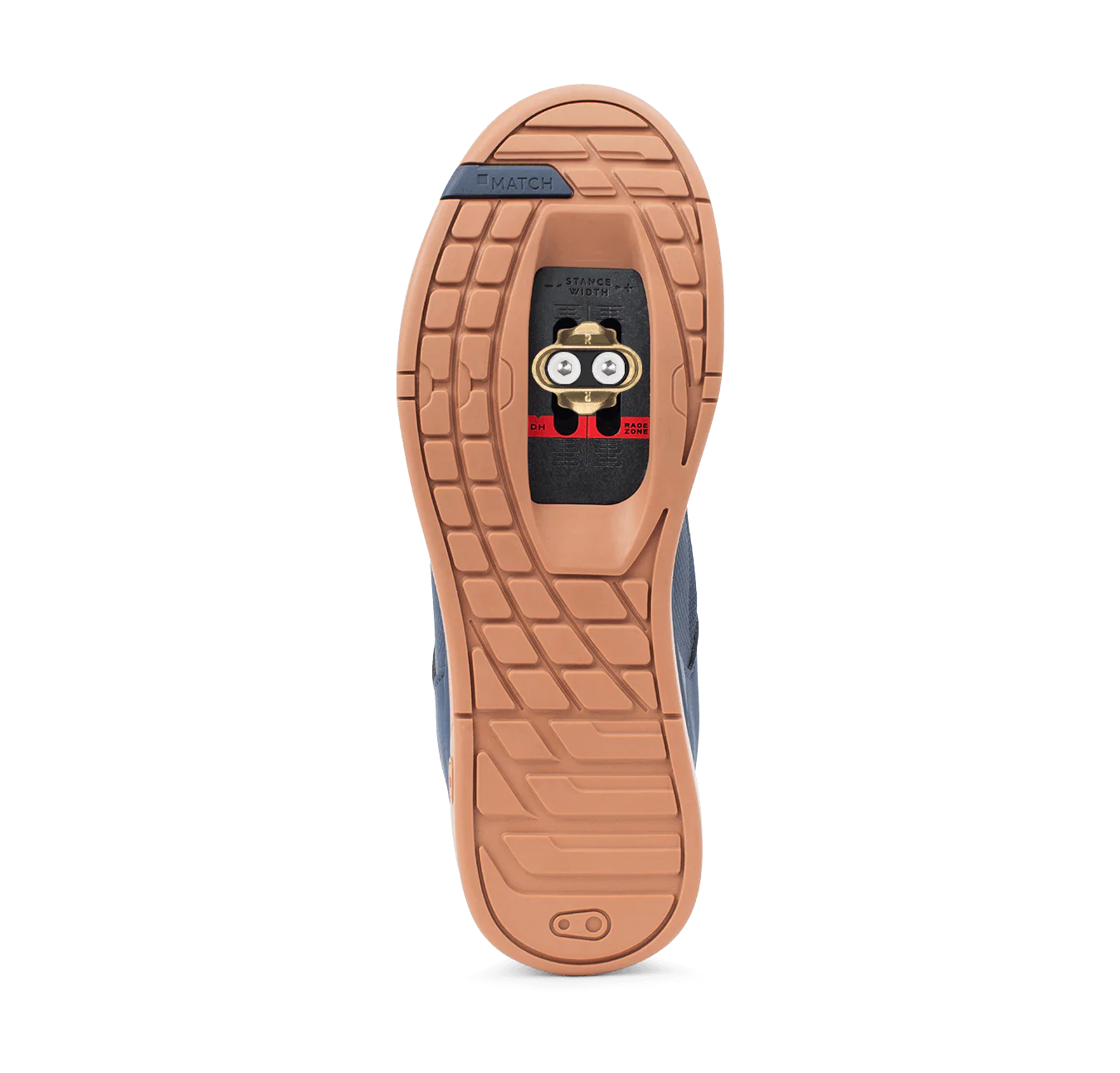 Chaussures VTT CRANKBROTHERS MALLET LACE CLIP-IN Marine/Argent/Gum