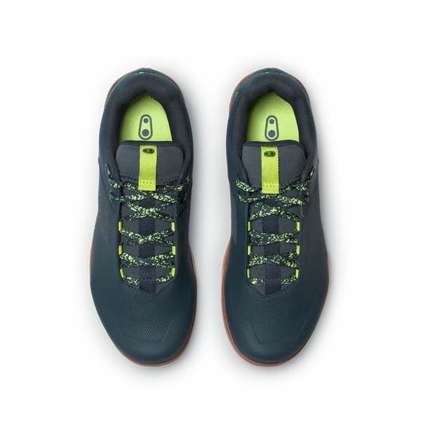 Chaussures VTT CRANKBROTHERS MALLET LACE CLIP-IN Petrol/Jaune