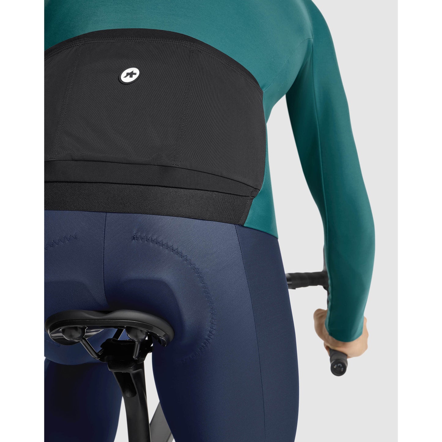 Maillot ASSOS MILLE GT SPRING FALL C2 Manches Longues Foundation Green