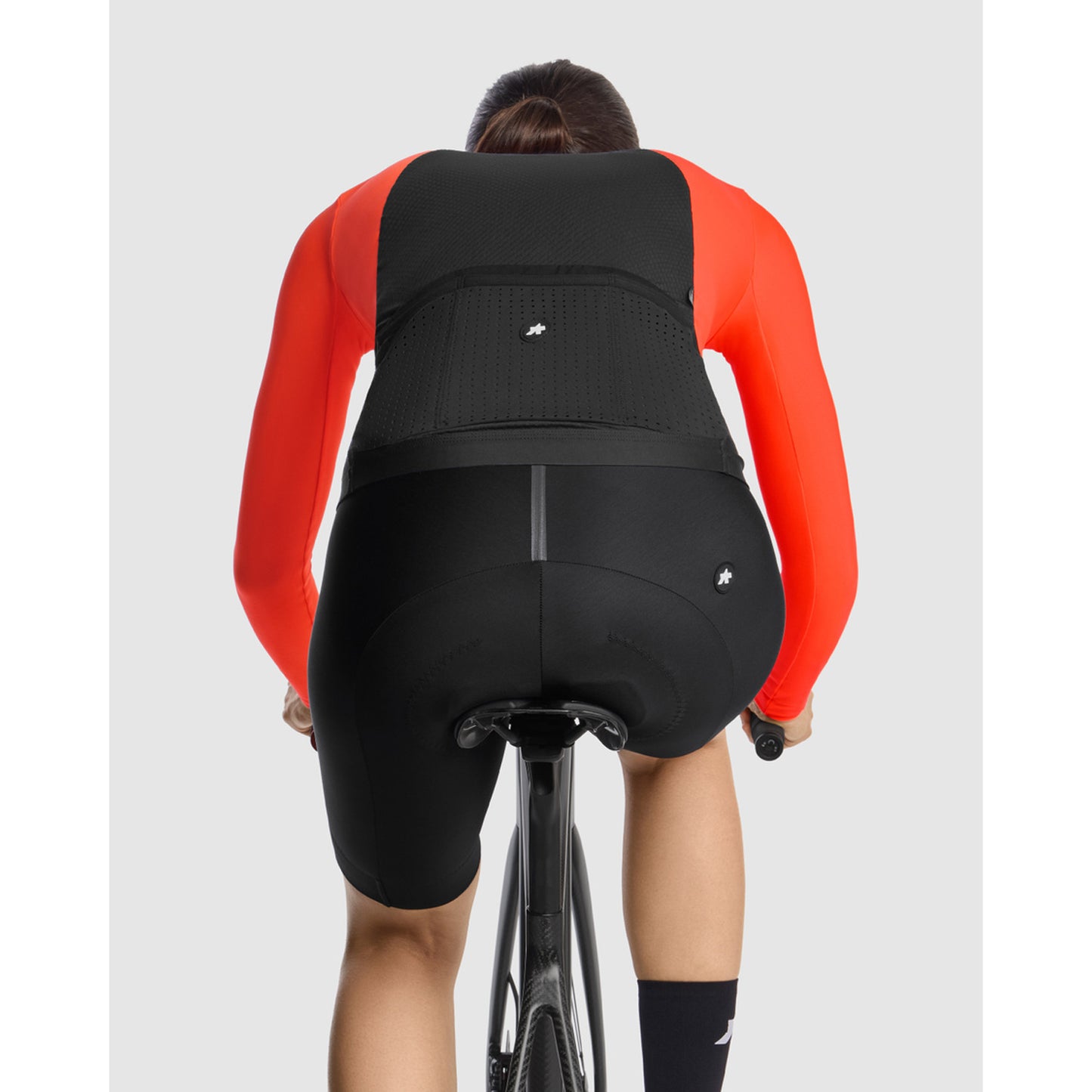 Maillot ASSOS DYORA R SPRING FALL S11 Manches Longues Femme LollyRed