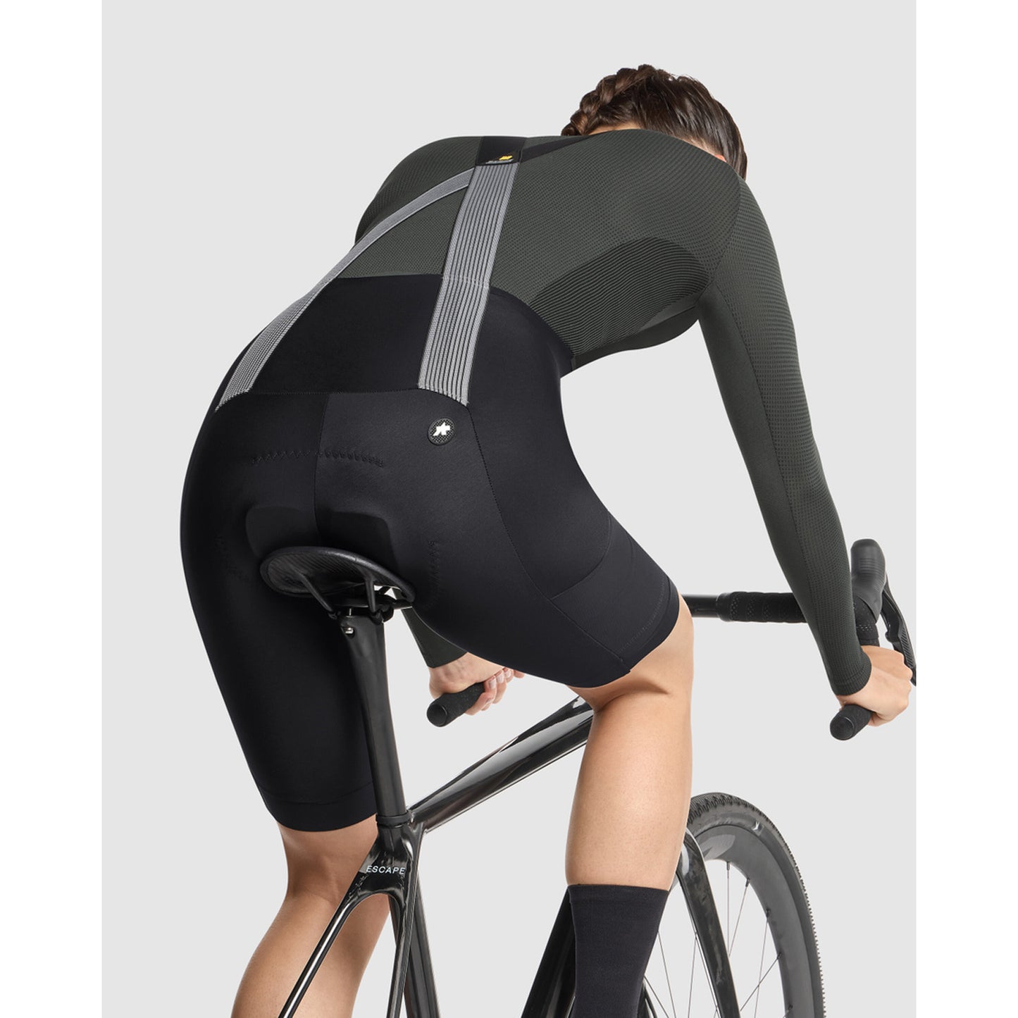 Cuissard Court à Bretelles ASSOS TACTICA SPRING FALL T5 Femme Noir