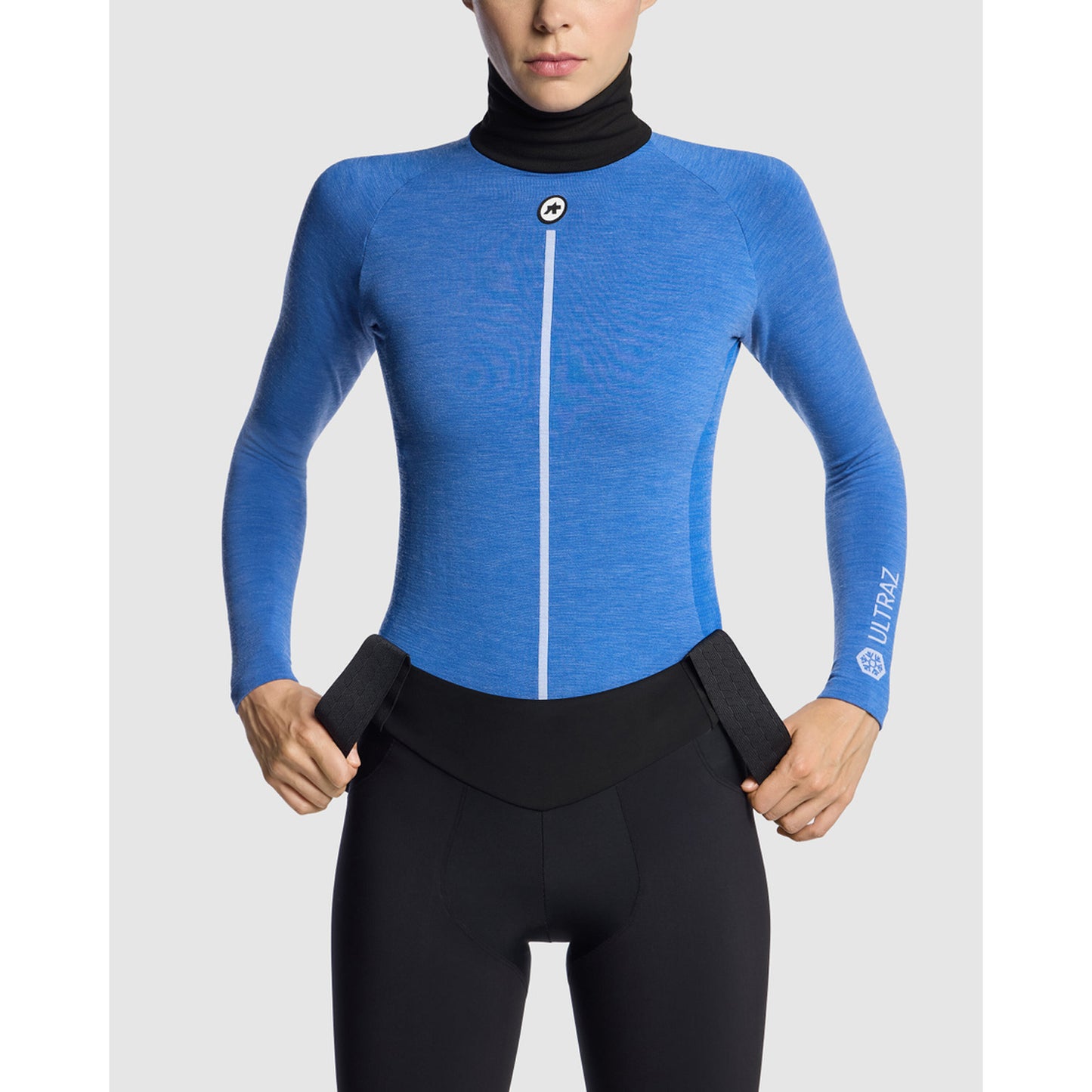 Sous-Vêtement ASSOS ULTRAZ WINTER SKIN P1 Manches Longues Femme Calypso Blu