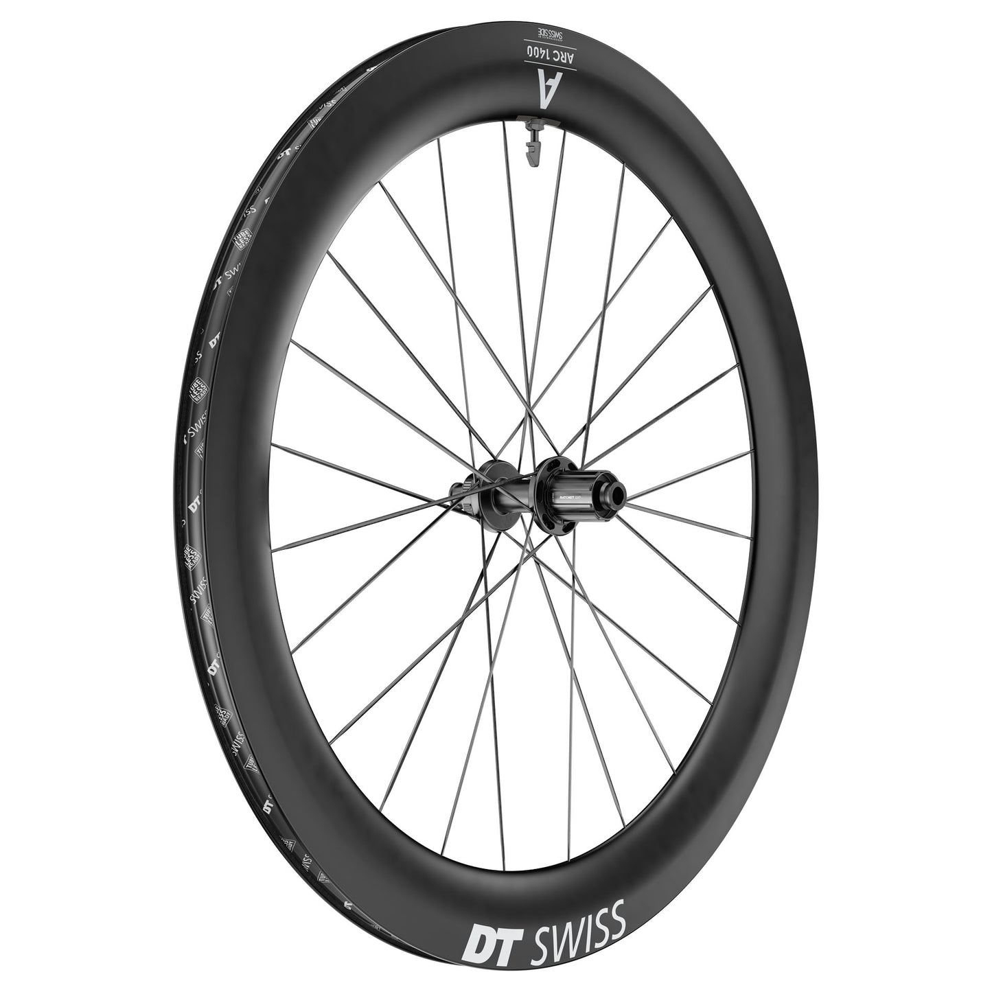 Roue Arrière DT SWISS ARC 1400 DICUT 65 Tubeless Ready (Center Lock)