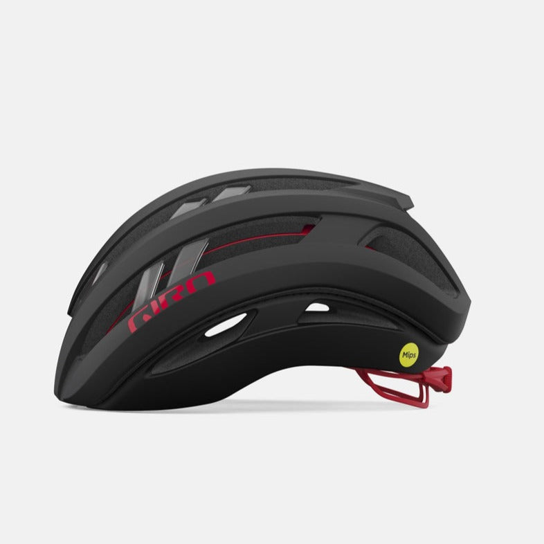 Casque Route GIRO ARIES MIPS SPHERICAL Noir/Rouge