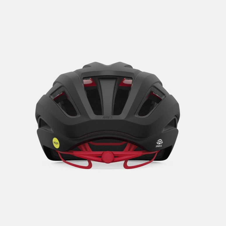 Casque Route GIRO ARIES MIPS SPHERICAL Noir/Rouge