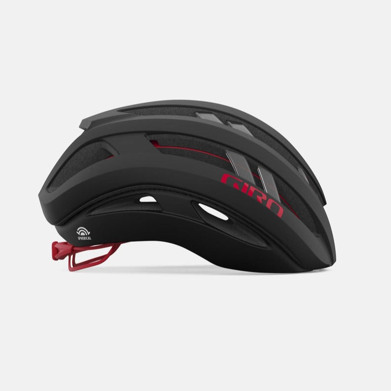Casque Route GIRO ARIES MIPS SPHERICAL Noir/Rouge
