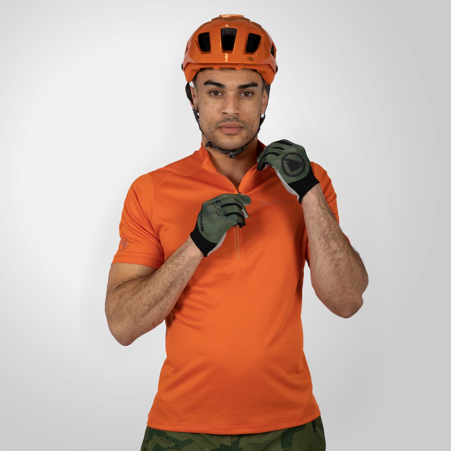 Maillot ENDURA HUMMVEE II Manches Courtes Orange