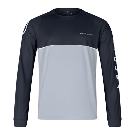 Maillot ENDURA CORE PRINTED Manches Longues Noir 2025