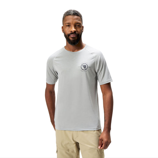 Maillot ENDURA LOOP Manches Courtes Gris 2025