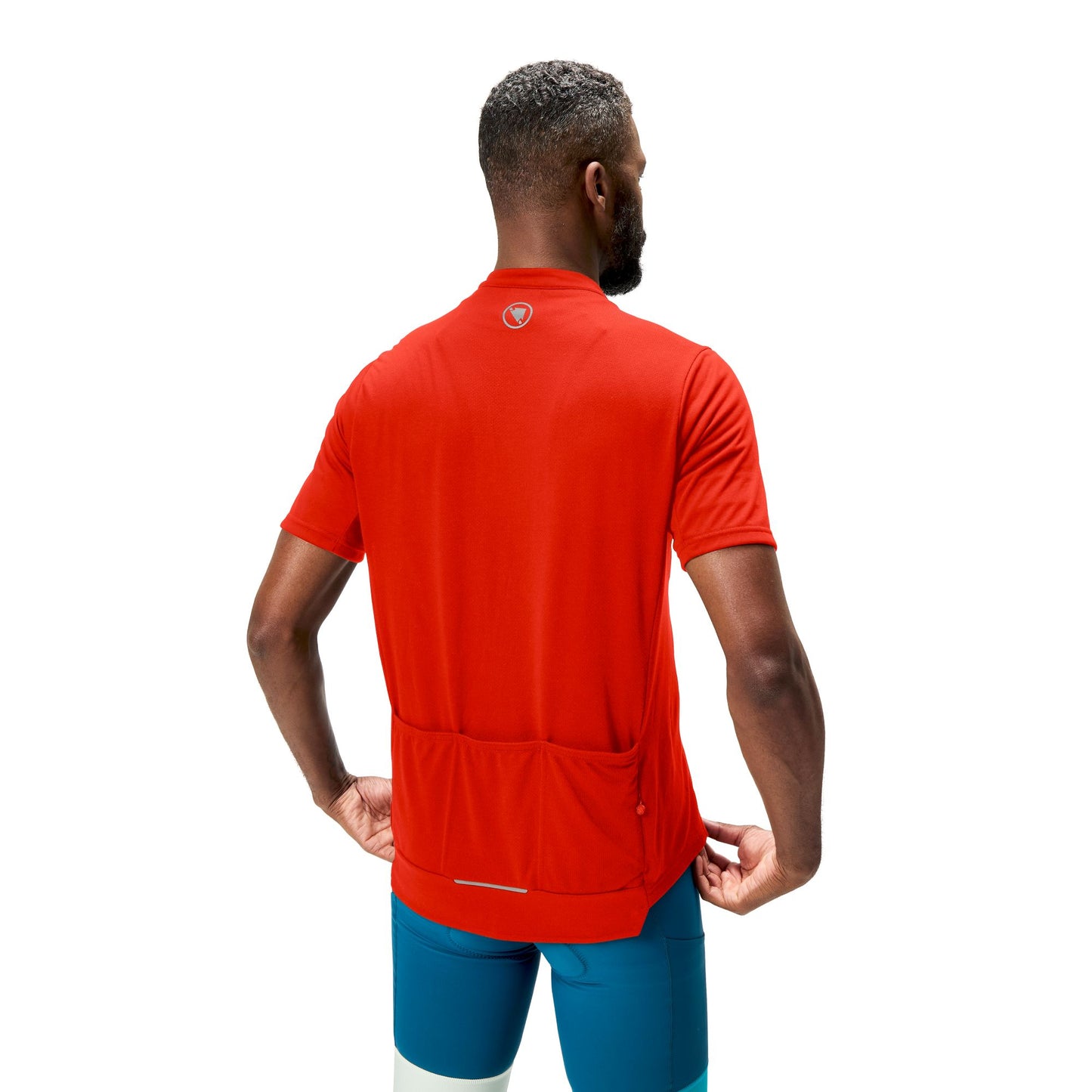 Maillot ENDURA LOOP ZIPPED Manches Courtes Rouge 2025