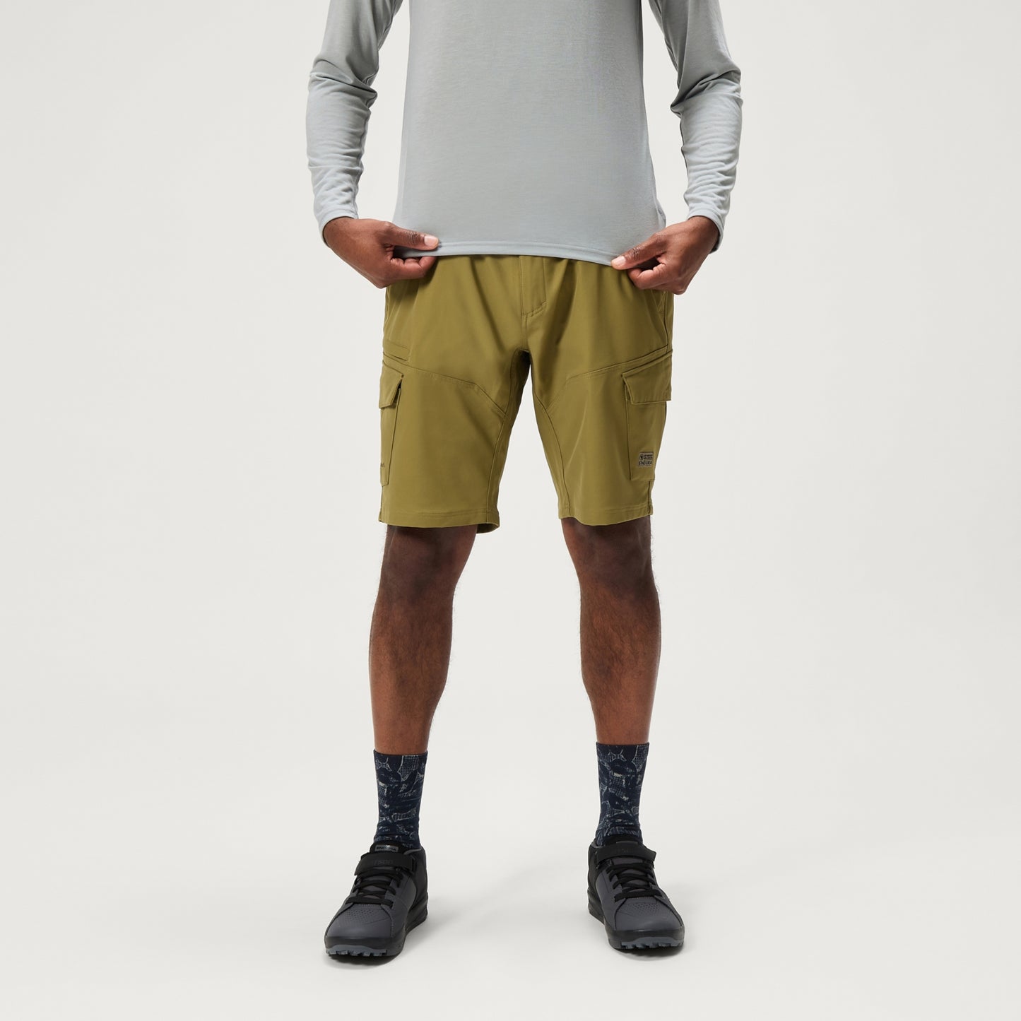 Short ENDURA LOOP CARGO Vert Olive
