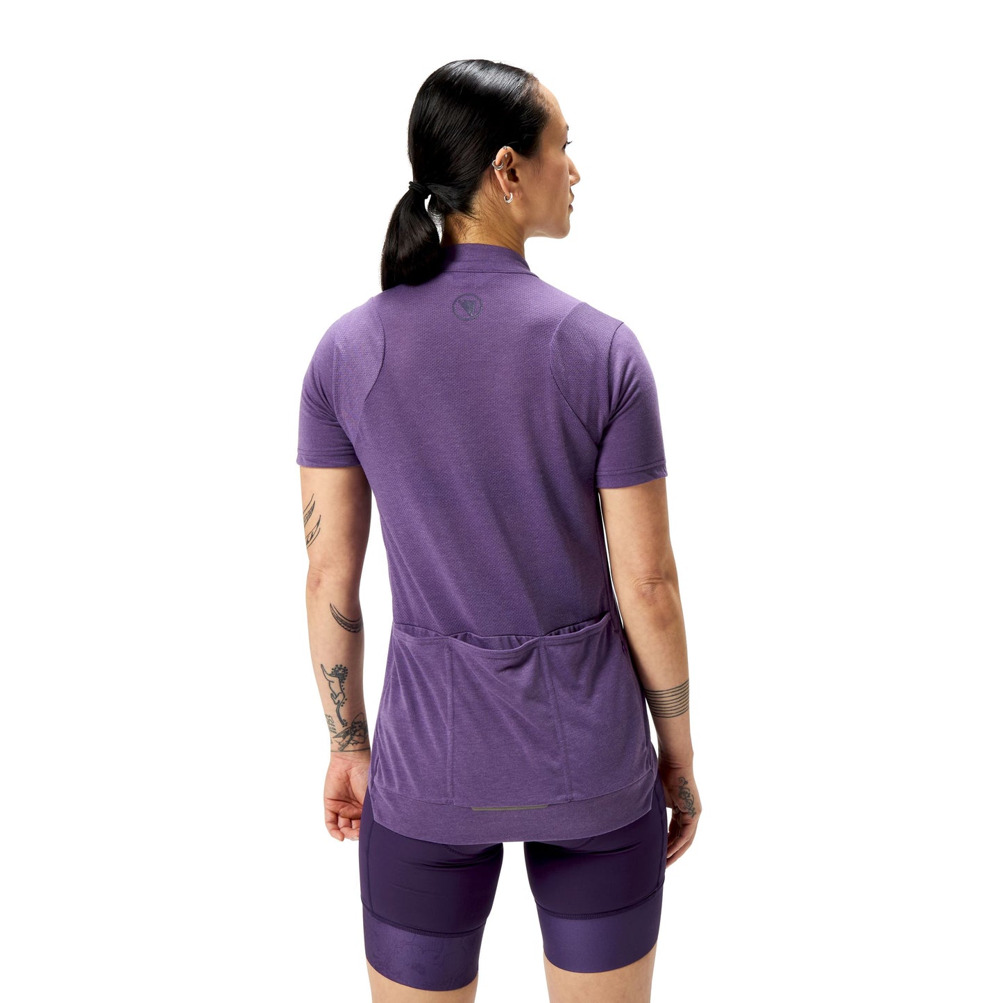 Maillot ENDURA LOOP Femme Manches Courtes Violet 2025