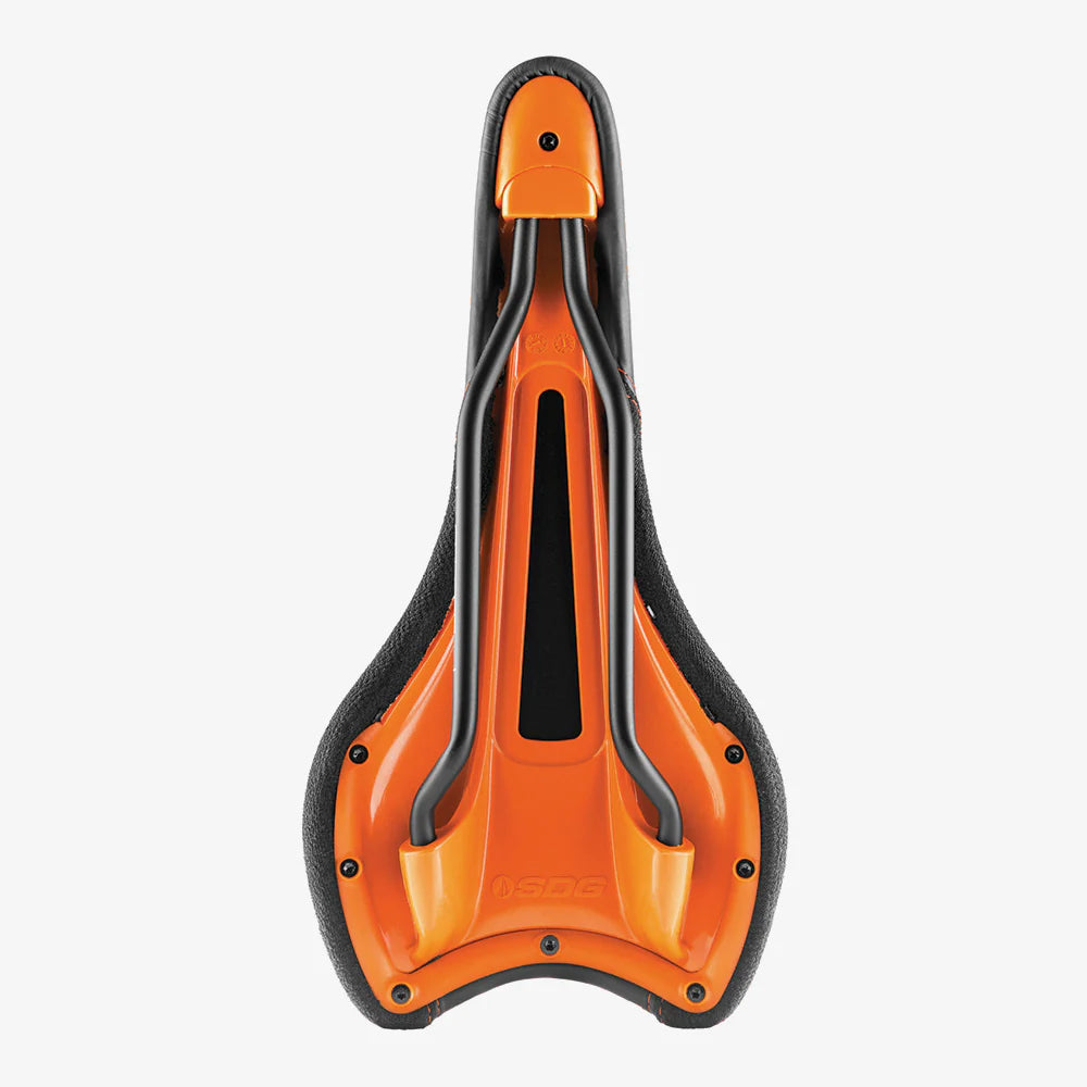 Selle SDG RADAR MTN Rails Titane-Alu Noir/Orange