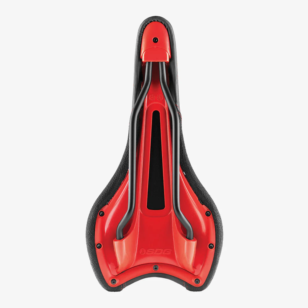 Selle SDG RADAR MTN Rails Cr-Mo Noir/Rouge