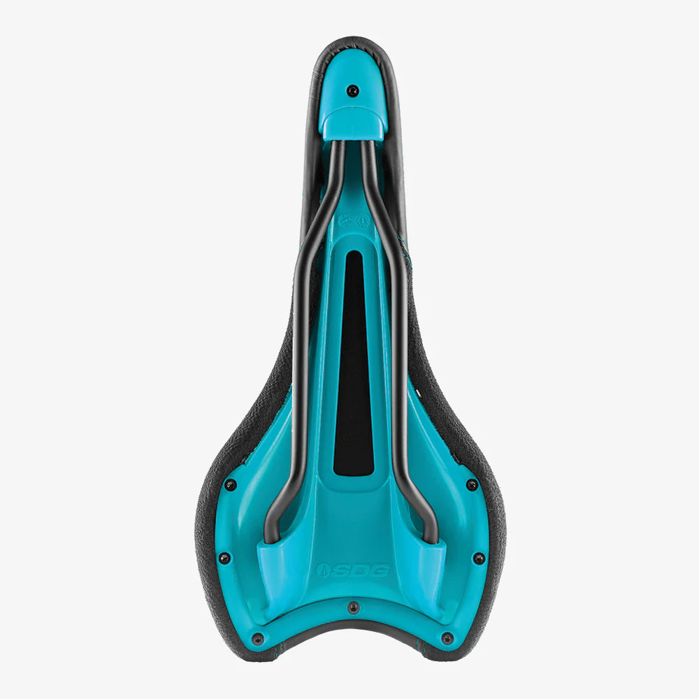 Selle SDG RADAR MTN Rails Cr-Mo Noir/Turquoise