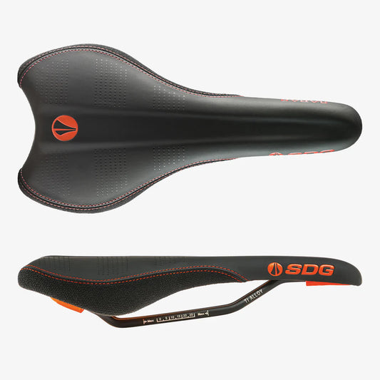 Selle SDG RADAR MTN Rails Titane-Alu Noir/Orange
