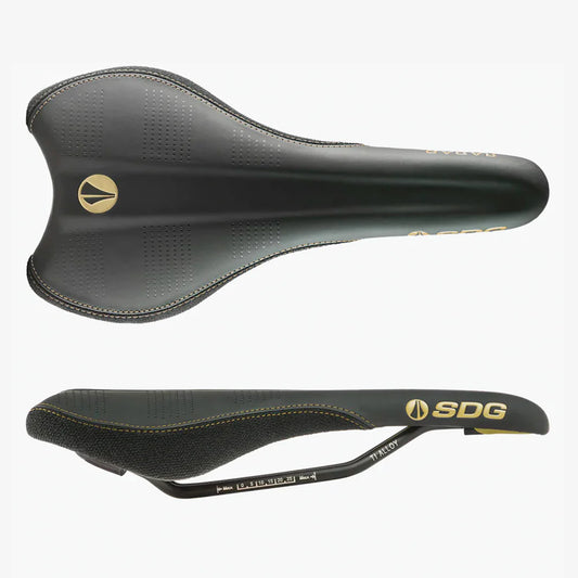 Selle SDG RADAR MTN Rails Titane-Alu Noir/Crème