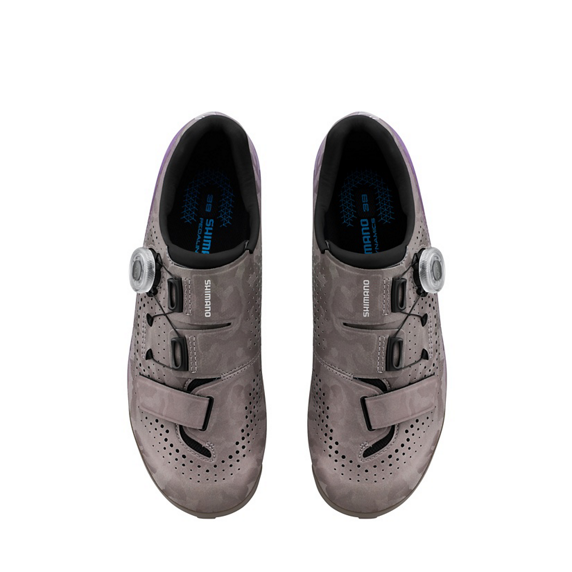 Chaussures VTT XC/Gravel SHIMMANO RX600 Femme Gris/Violet