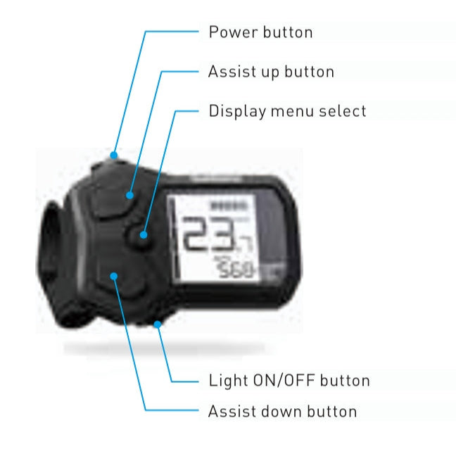 Écran SHIMANO Steps SC-EN500 I-Spec EV