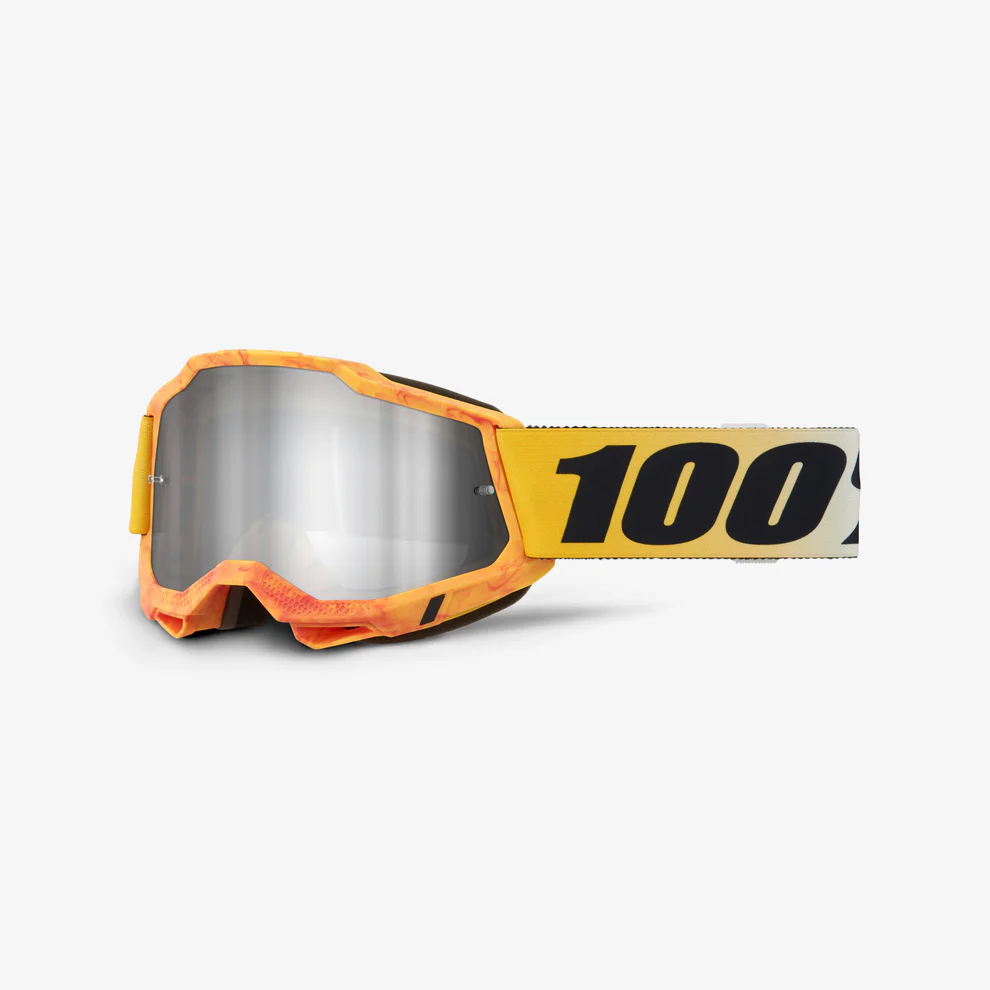 Masque 100% ACCURI 2 RAZZA Orange Écran Mirror