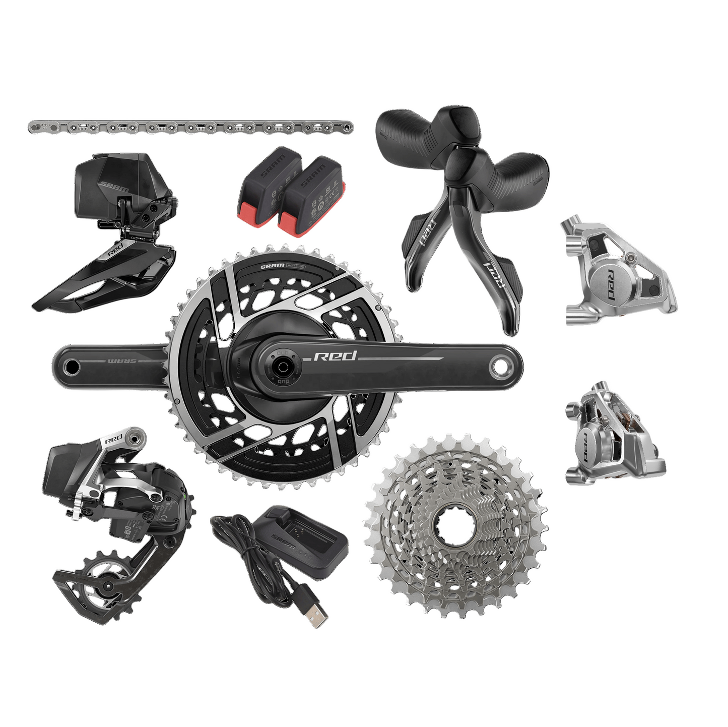 Groupe SRAM RED AXS E1 2x12V