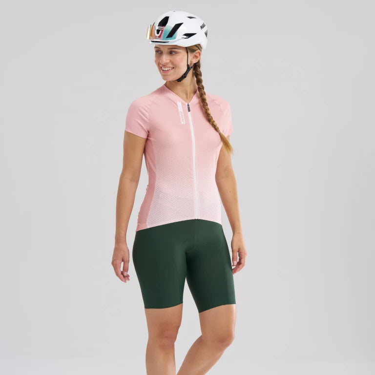 Maillot MAVIC AKSIUM Manches Courtes Femme Rose