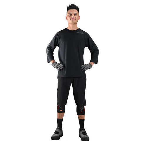 Maillot TROY LEE DESIGNS RUCKUS Manches 3/4 Noir