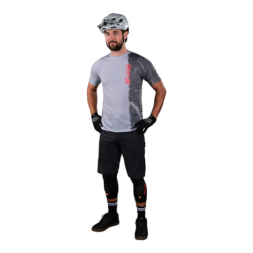 Maillot TROY LEE DESIGNS SKYLINE AIR Manches Courtes Gris