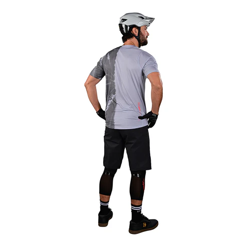 Maillot TROY LEE DESIGNS SKYLINE AIR Manches Courtes Gris