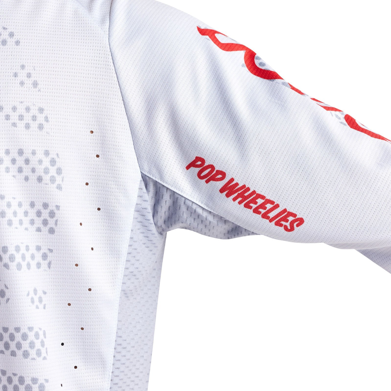 Maillot TROY LEE DESIGNS SPRINT SRAM Manches Longues Blanc
