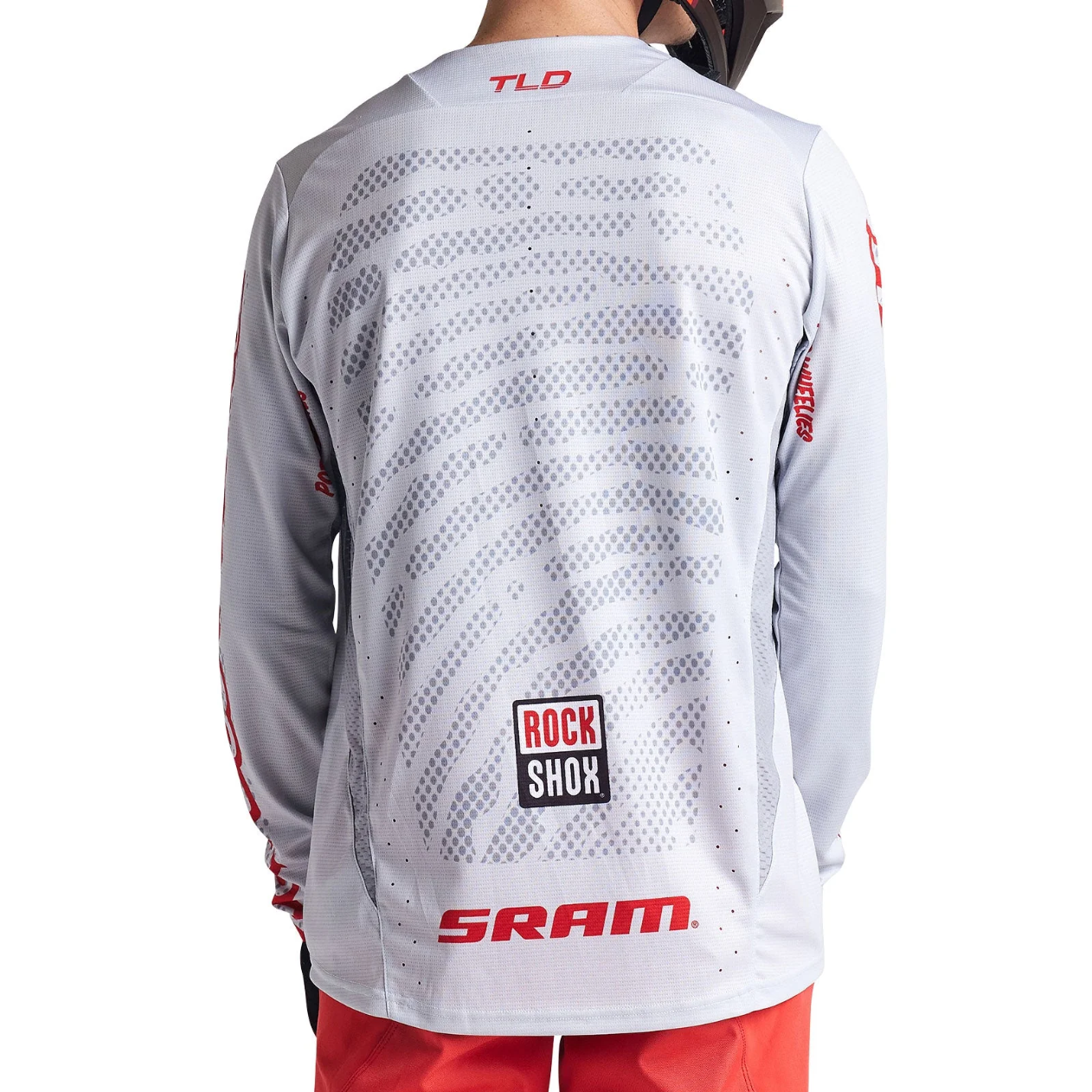 Maillot TROY LEE DESIGNS SPRINT SRAM Manches Longues Blanc