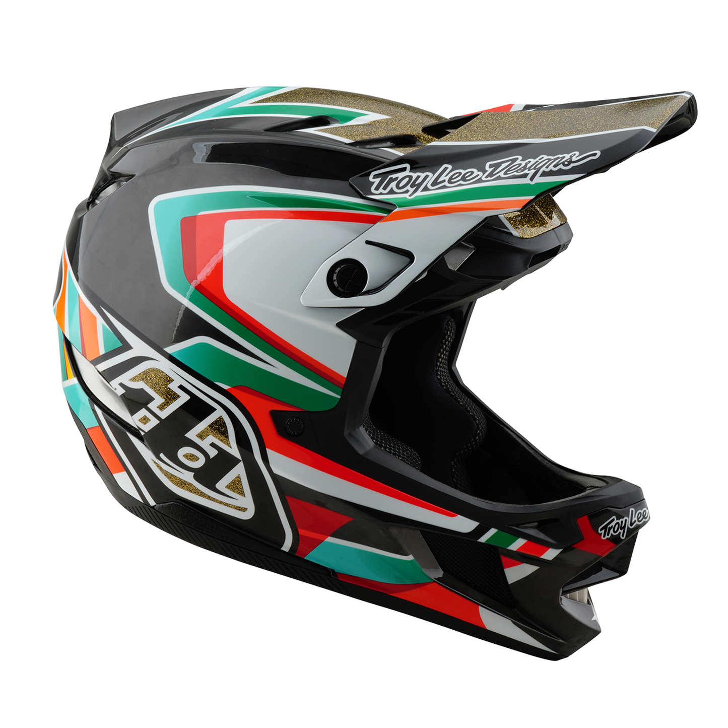 Casque VTT TROY LEE DESIGNS D4 CARBON MIPS FRAMES Noir/Or