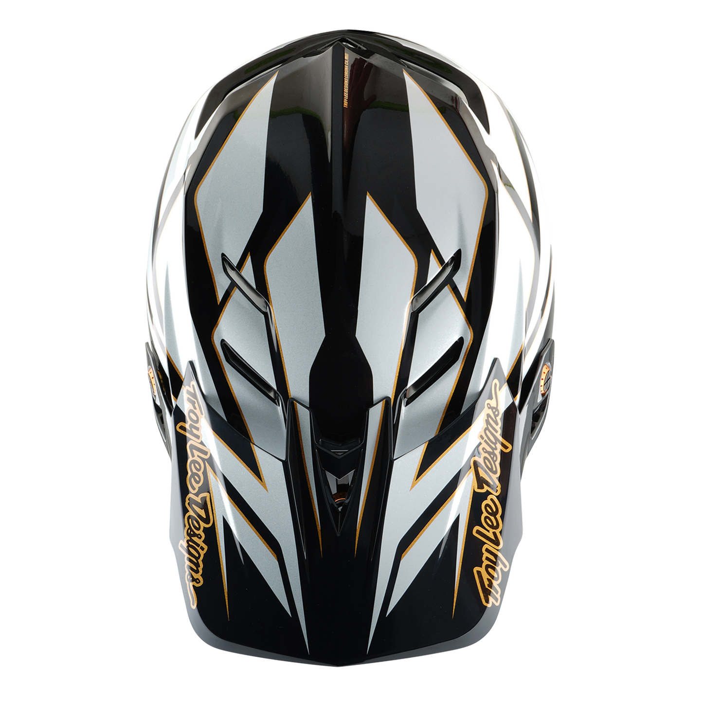 Casque VTT TROY LEE DESIGNS D4 COMPOSITE MIPS GHOSTWING Blanc