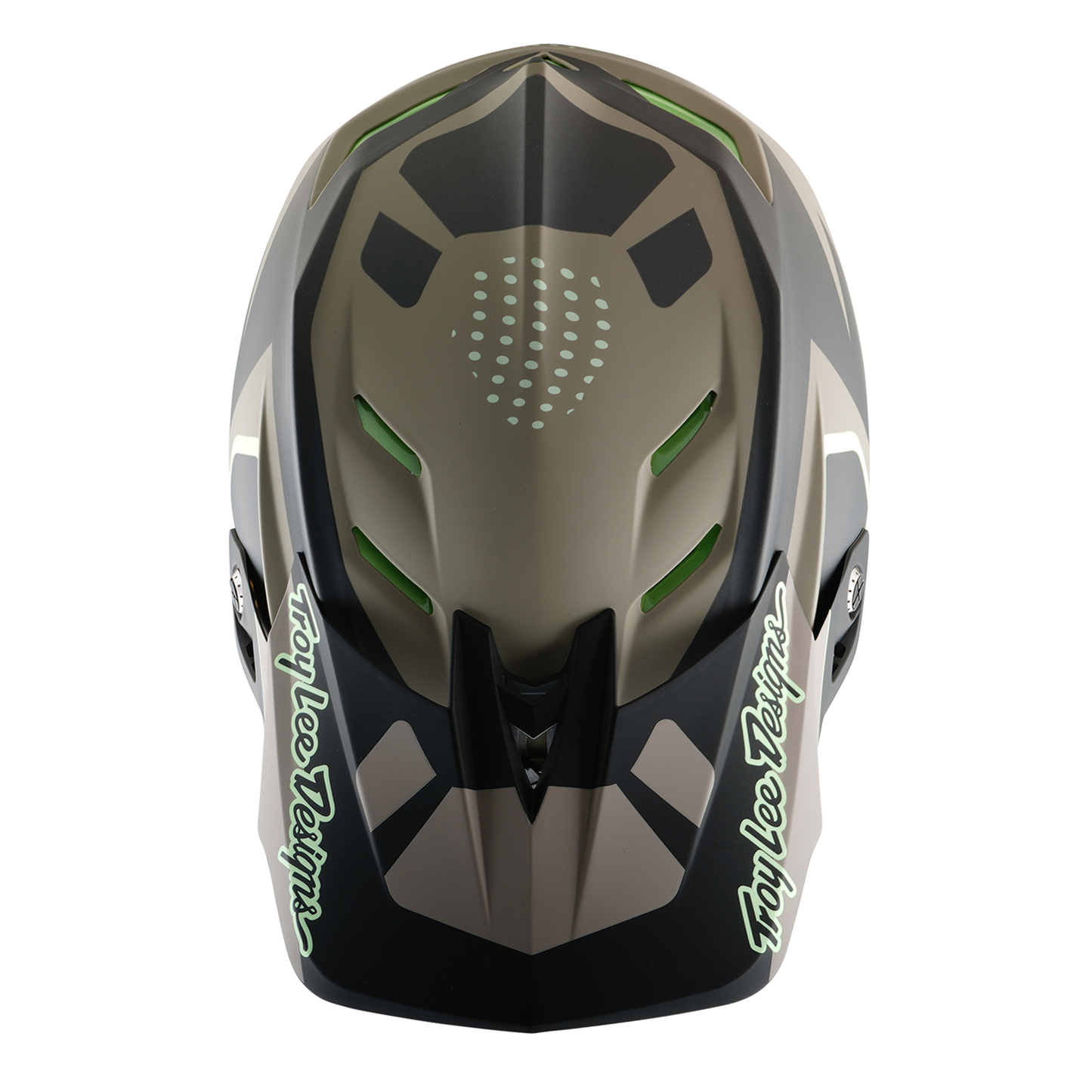 Casque VTT TROY LEE DESIGNS D4 COMPOSITE MIPS Marron/Noir/Jaune