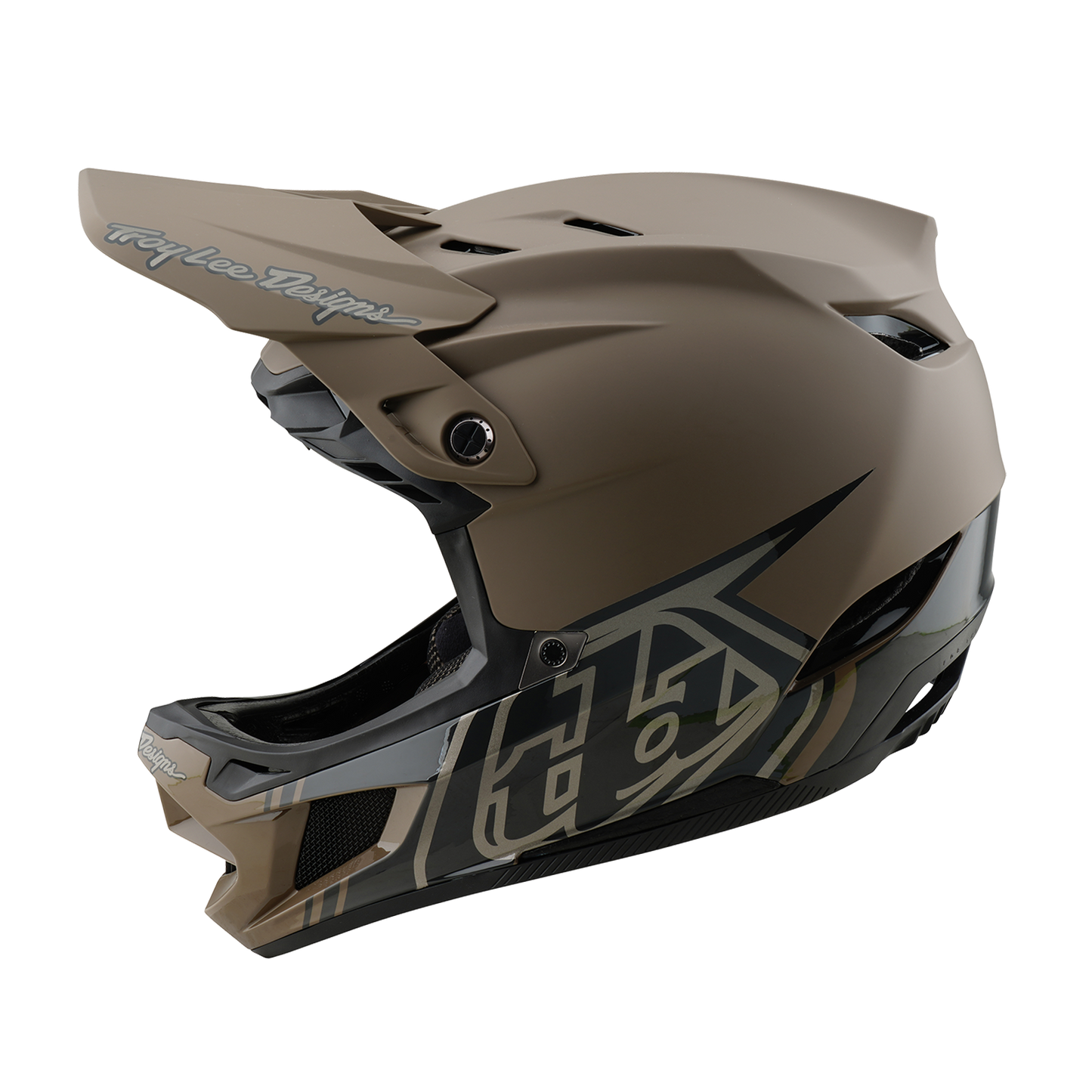 Casque VTT TROY LEE DESIGNS D4 COMPOSITE MIPS Marron