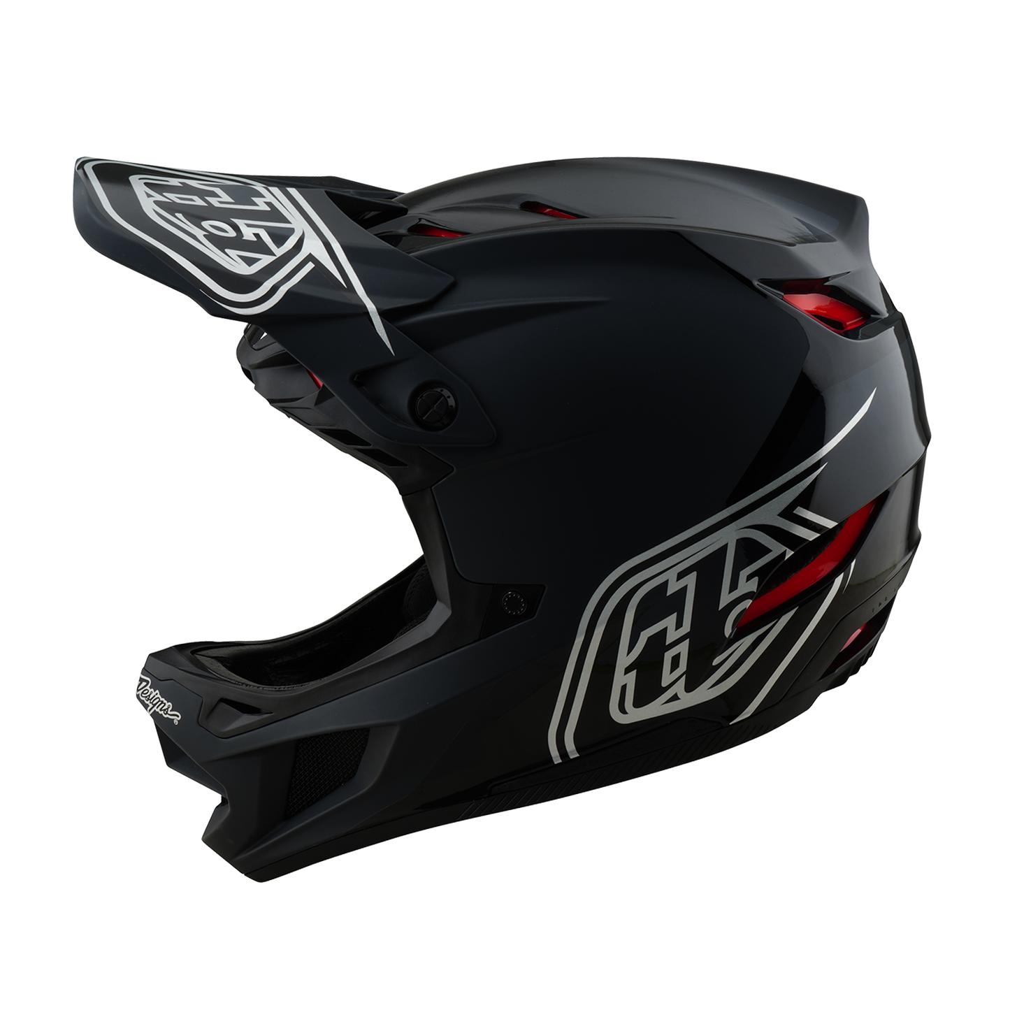 Casque VTT TROY LEE DESIGNS D4 POLYACRYLITE SHADOW Noir 2025