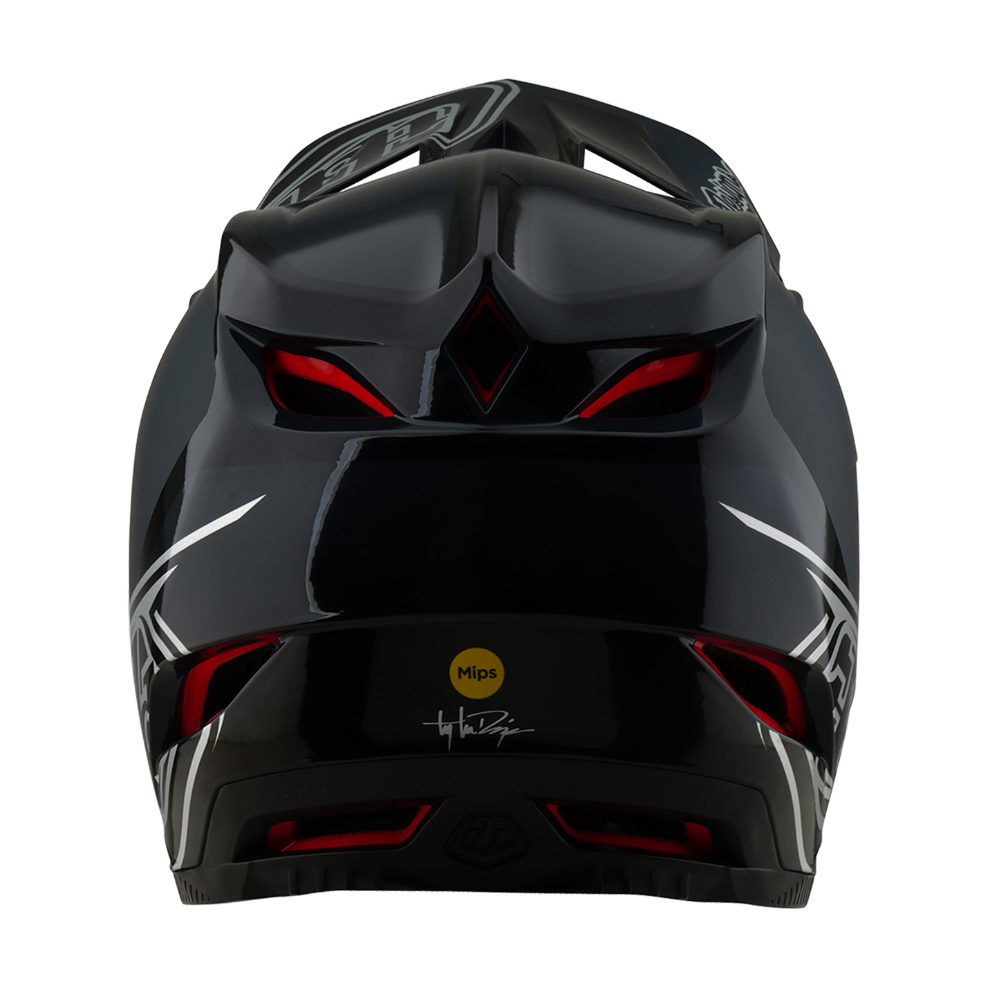 Casque VTT TROY LEE DESIGNS D4 POLYACRYLITE SHADOW Noir 2025