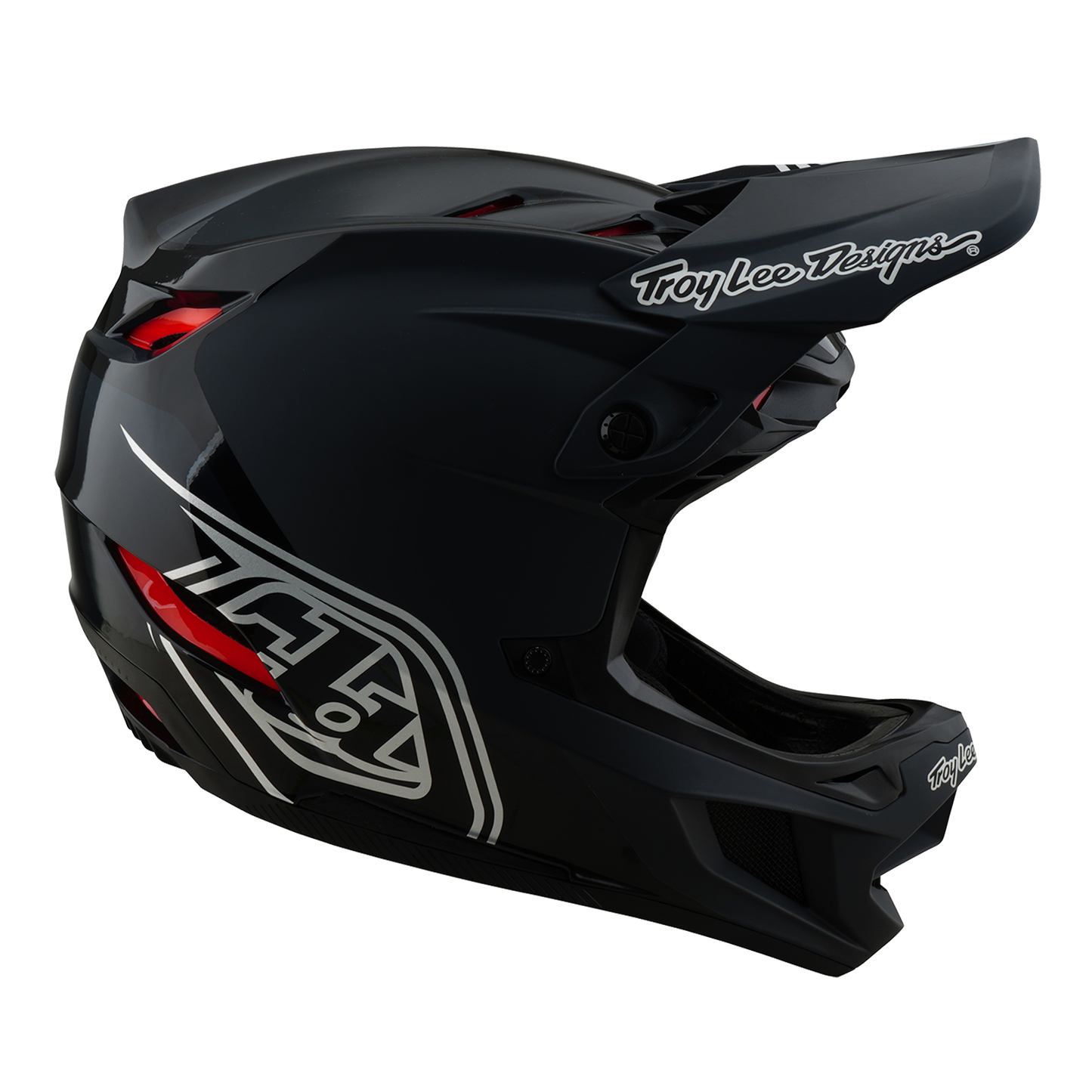 Casque VTT TROY LEE DESIGNS D4 POLYACRYLITE SHADOW Noir 2025