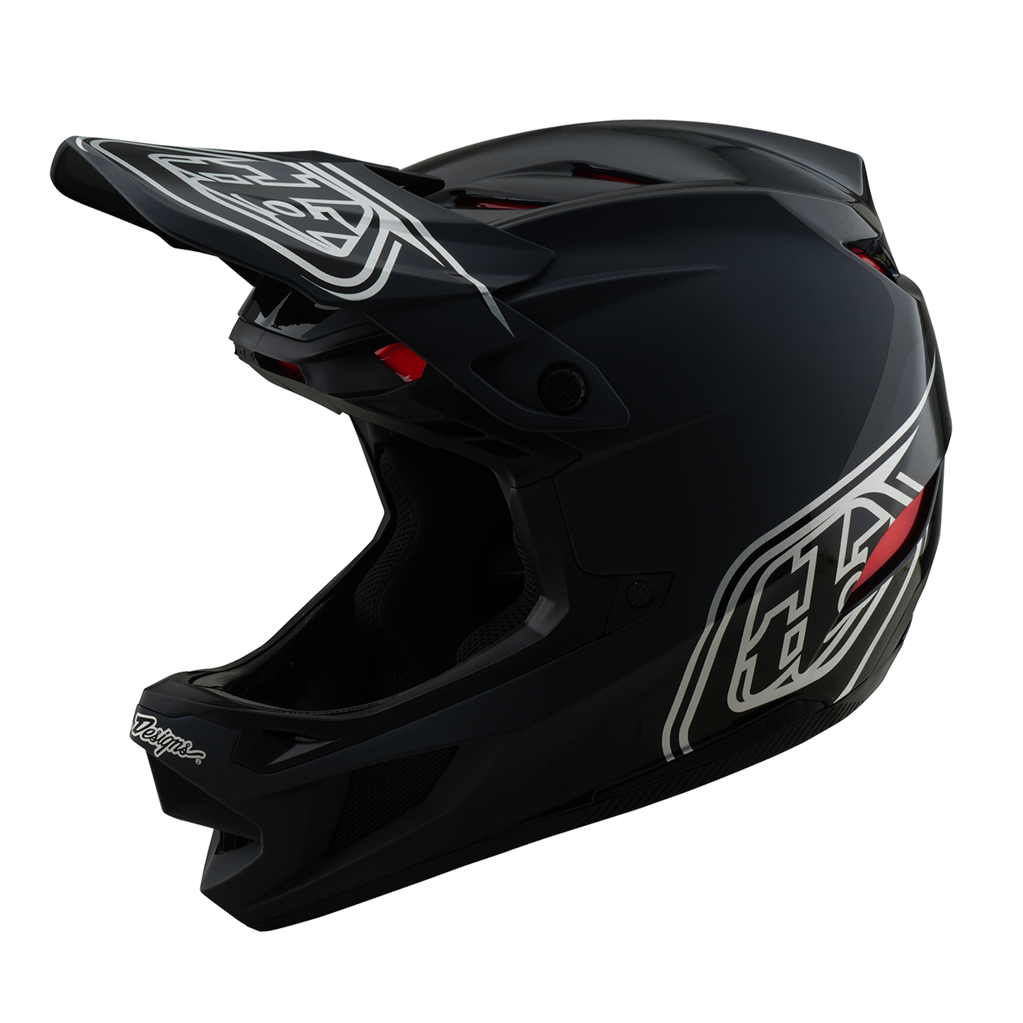 Casque VTT TROY LEE DESIGNS D4 POLYACRYLITE SHADOW Noir 2025