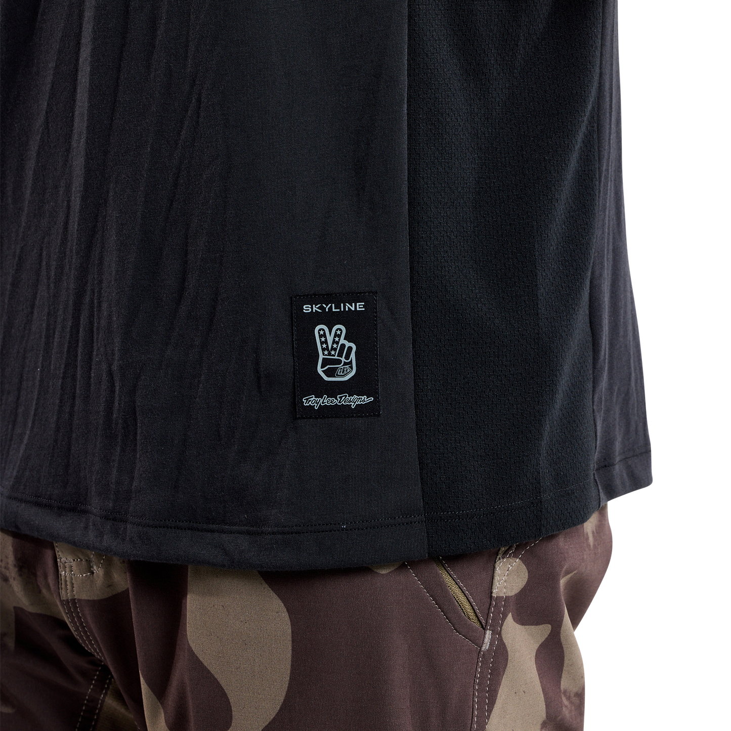 Maillot TROY LEE DESIGNS SKYLINE RIDE TEE SIGNATURE Manches Courtes Noir 2025