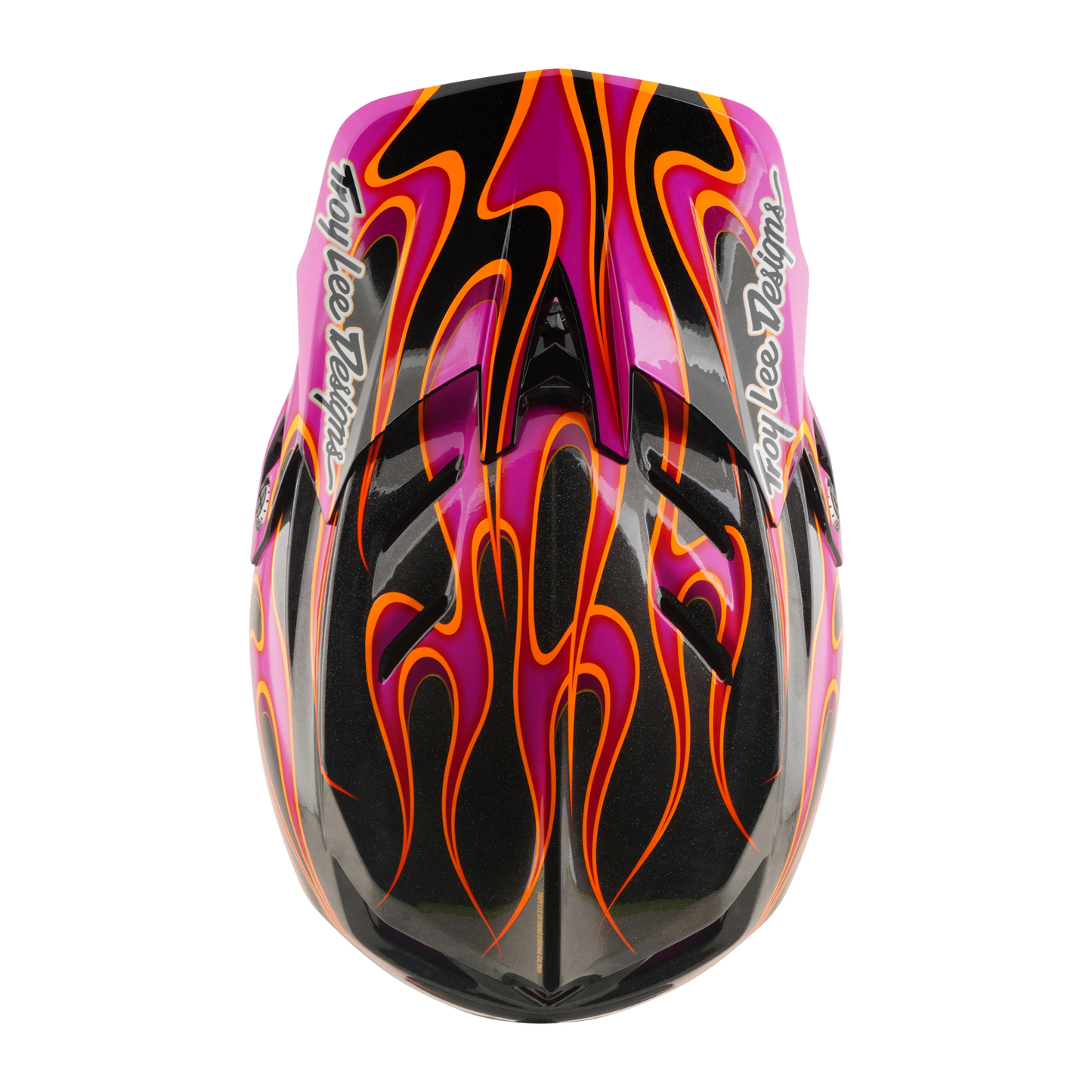 Casque VTT TROY LEE DESIGNS D4 CARBON MIPS Torched Carbon/Magenta
