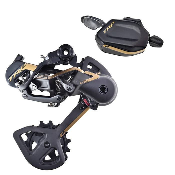 Kit Dérailleur et Shifter TRP DH12 12V Noir/Or