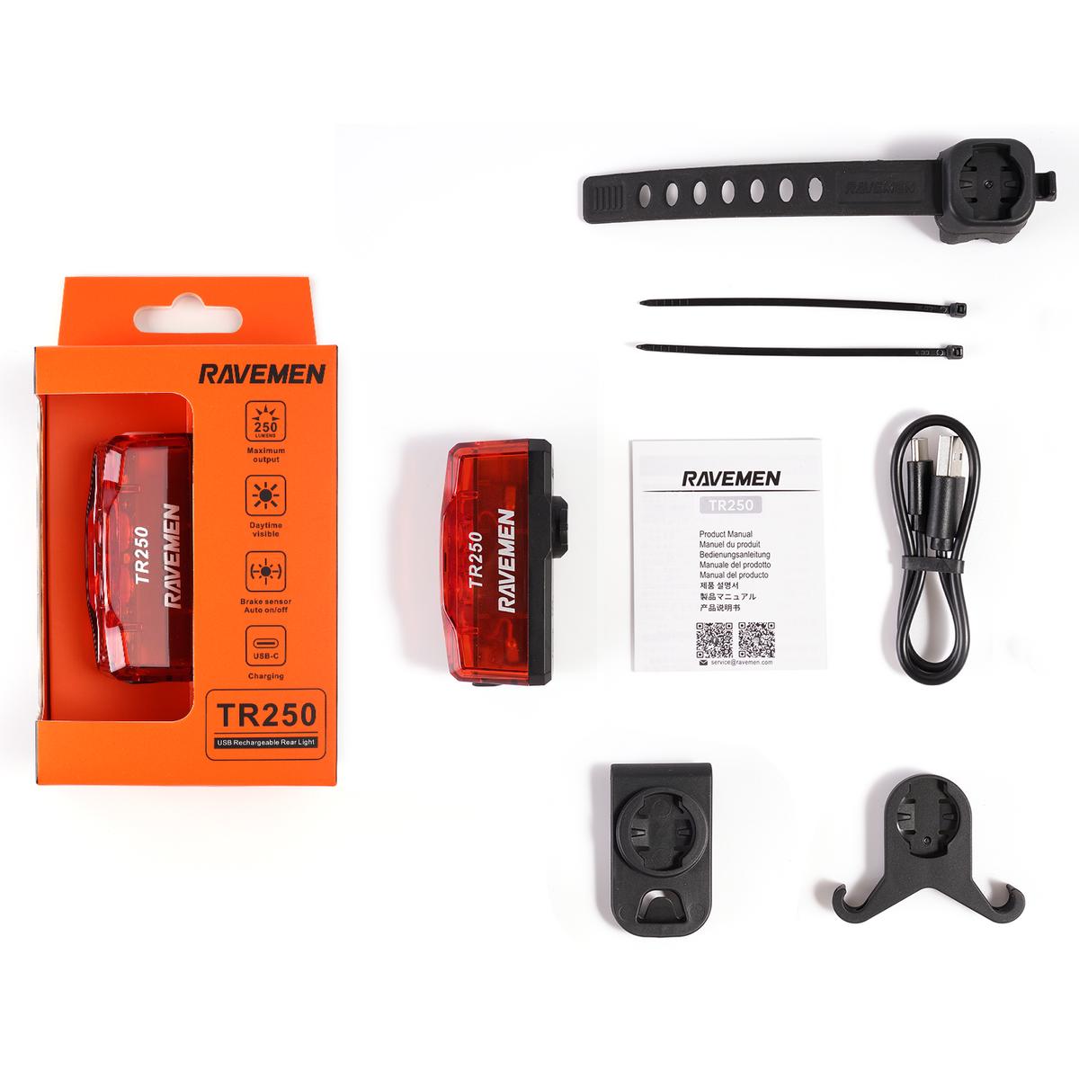 TR250 - contenu du pack
