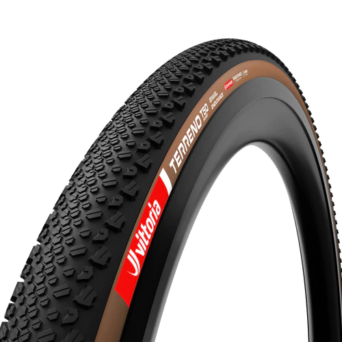 Pneu VITTORIA TERRENO T50 MIXED 700x40c Gravel Endurance Tubeless Ready Souple Marron