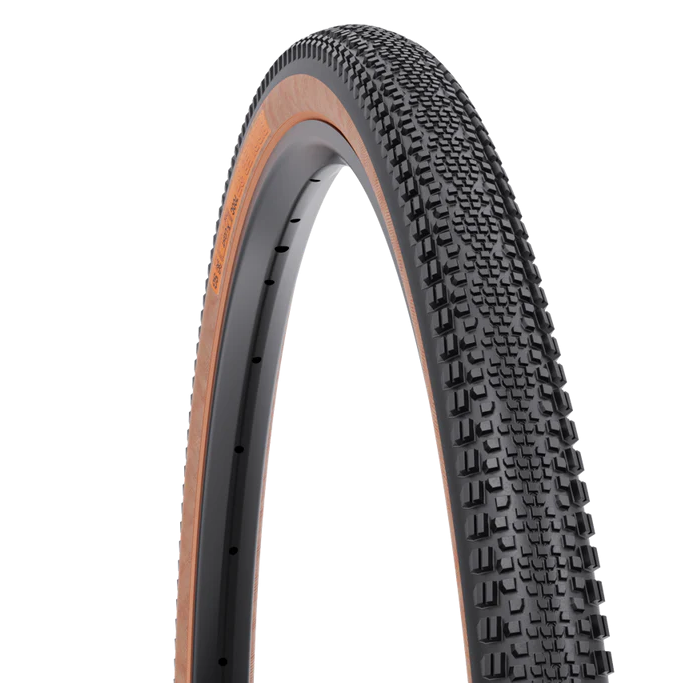 Pneu WTB RIDDLER TCS LIGHT FAST ROLLING DUAL DNA SG2 700x45c 60 Tpi Tubeless Ready Renforcé Beige