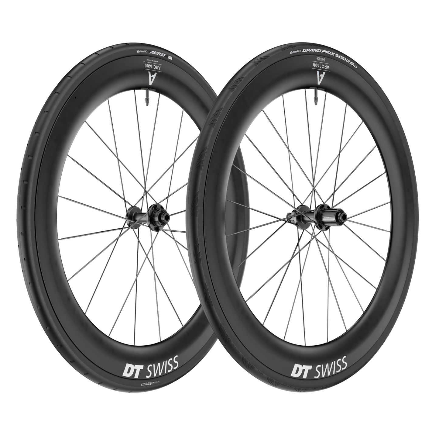 Paire de Roues DT SWISS ARC 1100 DICUT WTS 65 Tubeless Ready (Center Lock)