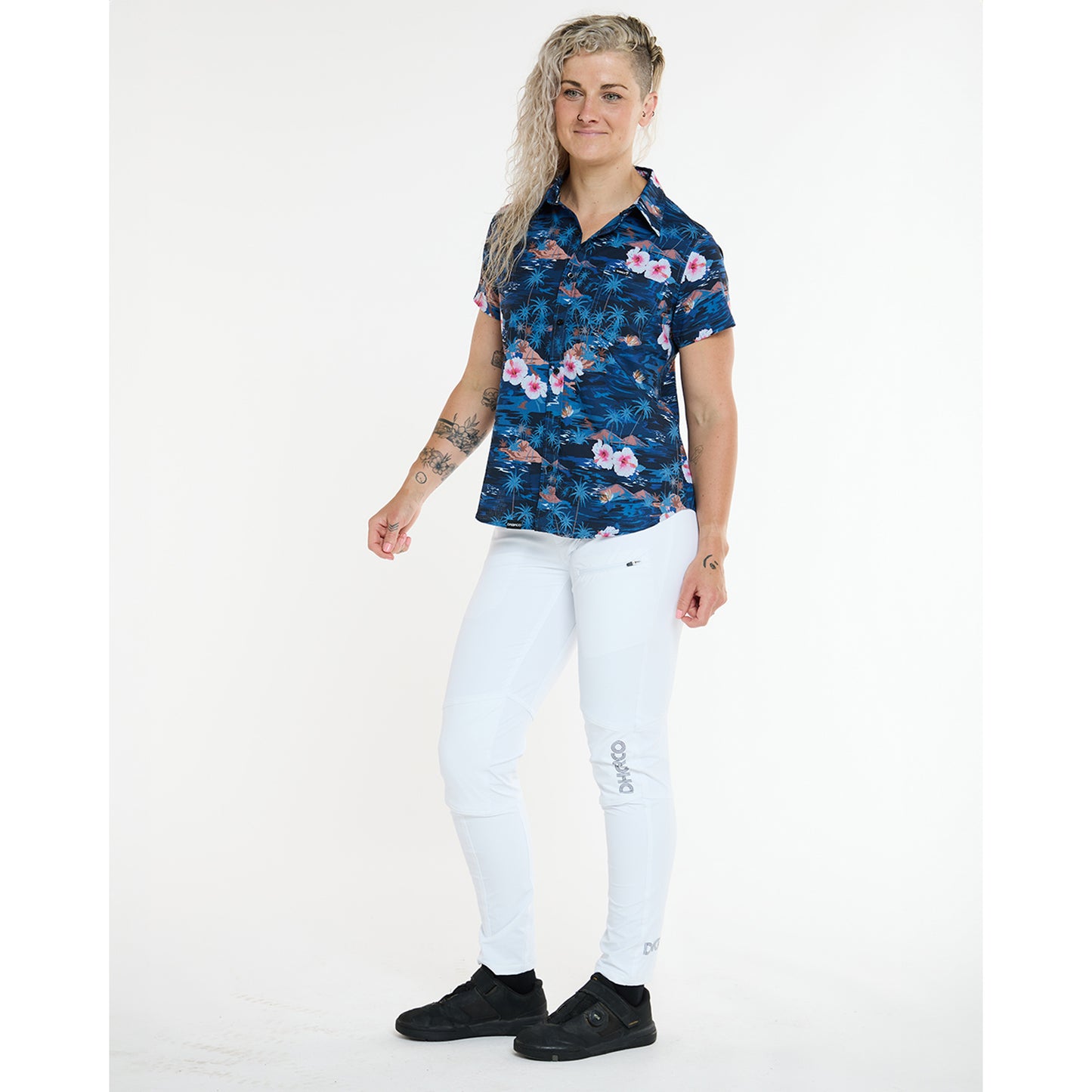 Chemise Technique DHARCO TECH PARTY OASIS Femme Bleu
