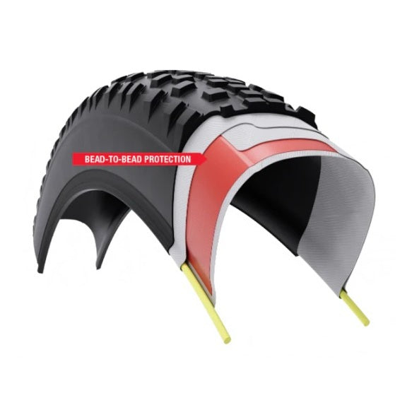 Pneu WTB BYWAY TCS LIGHT FAST ROLLING DUAL DNA SG2 650x47c Tubeless Ready Renforcé Beige